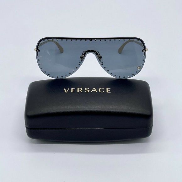 New Versace Blue Stud Unisex Sunglasses main image 4